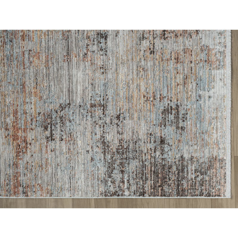 Tapis multicolore Arieyonna San Juan de United Weavers, Tapis de couloir 2 pi 7 po x 7 pi 2 po