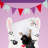 Eneas Llama Kid's Washable Area Rug 3'X5', Multi/Purple/White-716855838