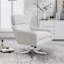 Fauteuil pivotant avec repose-pieds pour le salon