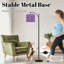 Lampe sur pied à arc avec abat-jour réglable Floral