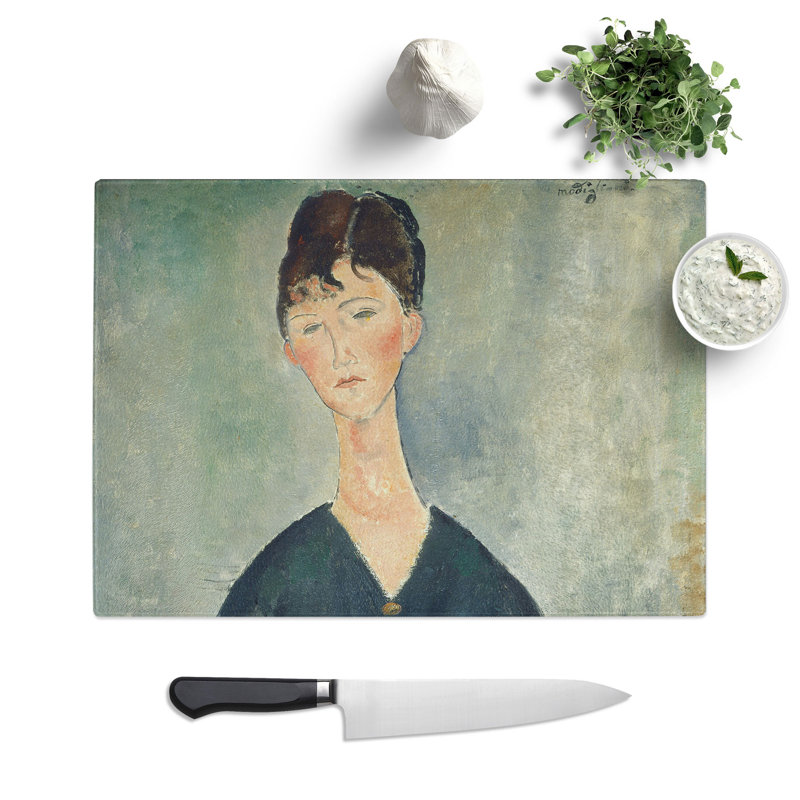 Cafe Singer by Amedeo Modigliani Chopping Board, 0.4cm H x 28.5cm W x 39cm L
