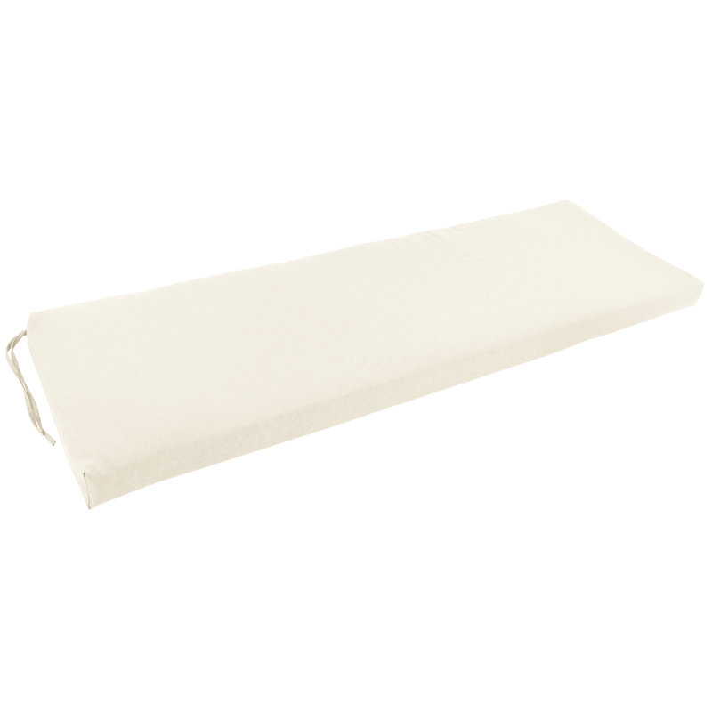 Outdoor 3'' Seat Cushion, Eggshell, 48" W x 19" D
