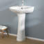 Lavabo de salle de bain piédestal 27 po TOBILI