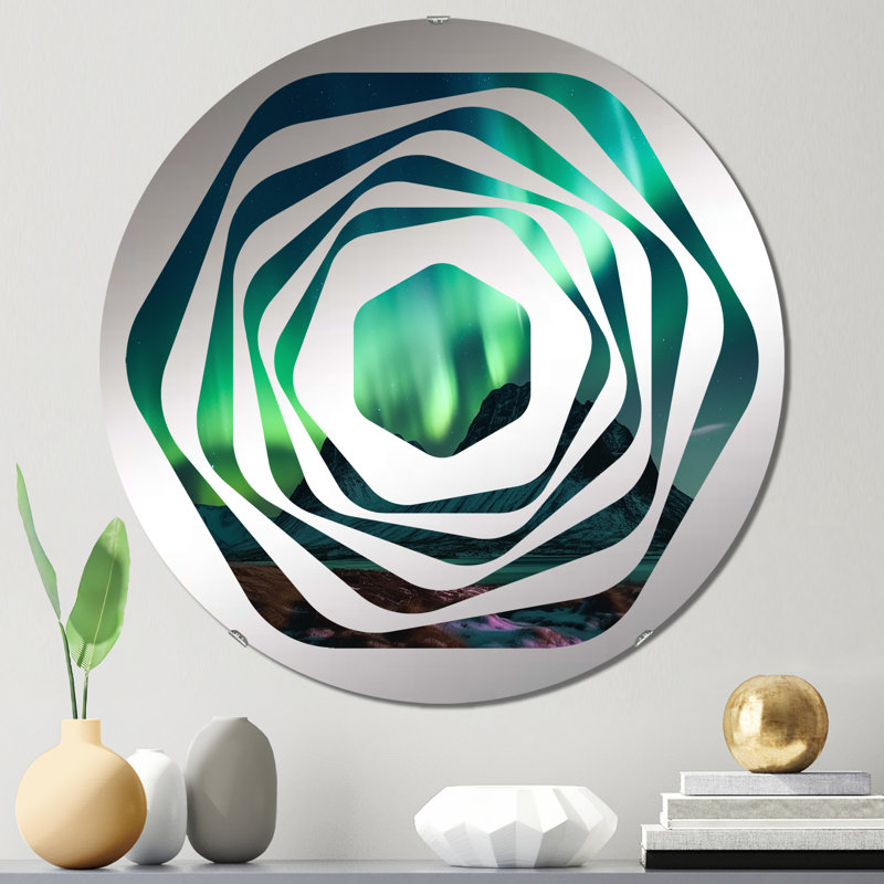 Gebelein - Miroir décoratif Amorphe, 23,6 po x 23,6 po