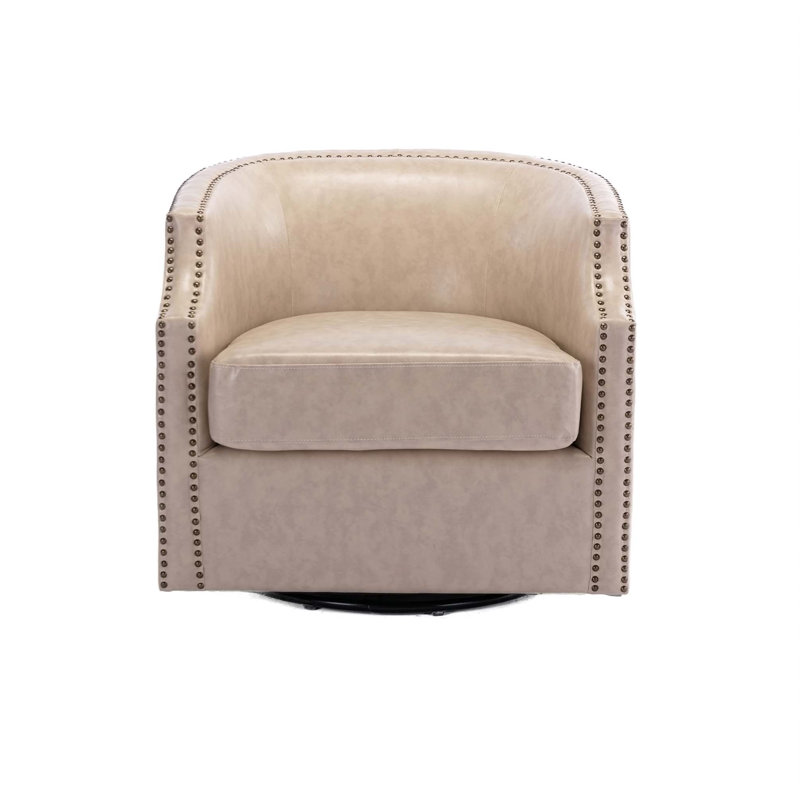 Chaise pivotante 30,5 po Pimm, Polyuréthane beige