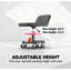 Rolling Creeper Garage Stool With 360° Wheels,Capacity Mechanic Stool, Tool Tray, Adjustable Height
