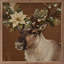 Poinsettia Reindeer-171305093