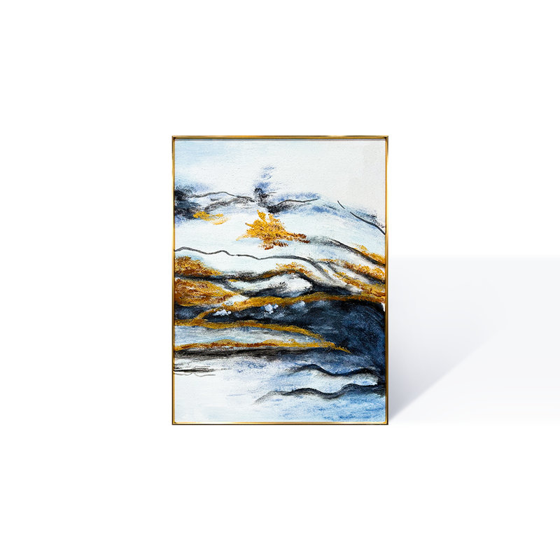 Cape Roca A Abstract Oil Print On Canvas