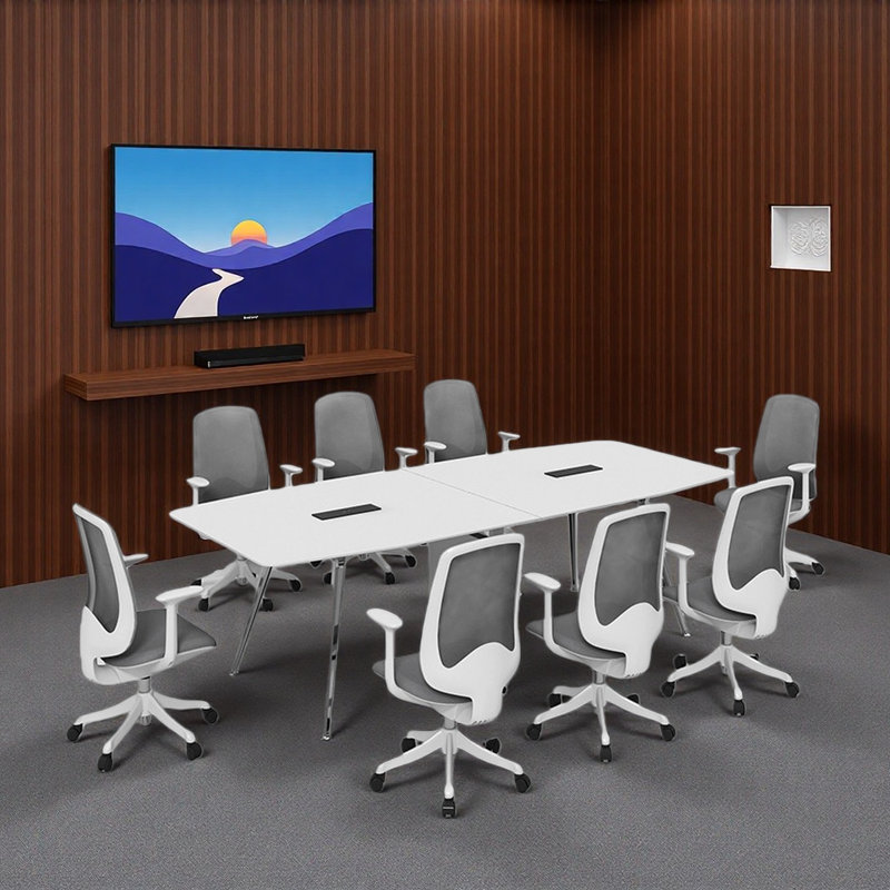 Ensembles de tables de formation Modern Modern, H 29,53 po x L 110,24 po x l 47,24 po