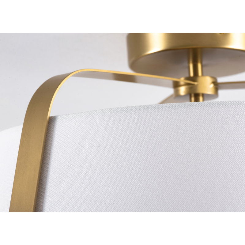 Jamori 18'' Med Base Ceiling, Light Antique Brass