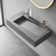 36 in. Wall-Mount or Countertop Bathroom with Diamond Bowl Solid Surface