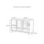 Buffet en bois massif moderne et minimaliste