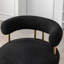 Upholstered Faux Fur Barrel Chair-535795946