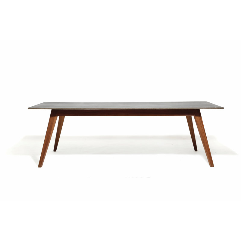 Pirwi 94.4" Concrete Dining Table