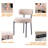 Sherpa Upholstered Metal Dining Chairs-1389094373-1351667565