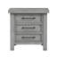 Armoire de chevet transitionnelle 3 pièces