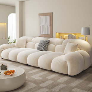 Canapé simple en tissu crème Cloud Duo