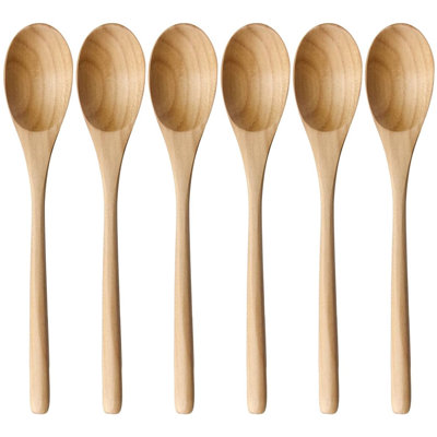Hotis 6 Piece Wooden Spoon Kitchen Utensils