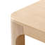 Table d'appoint rectangulaire arrondie avec tablette Zulai-113395267