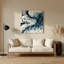 Art mural en métal Sports Badminton