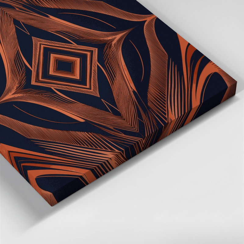 Art mural sur toile Op Art 67, H 11 po x l 14 po
