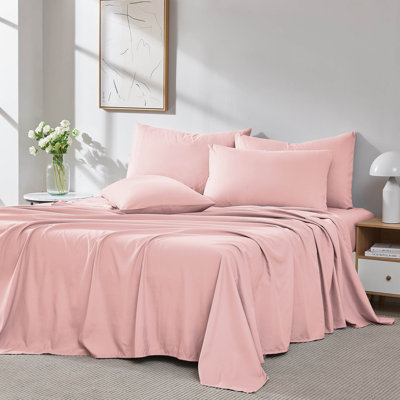 Vilano Springs Extra Deep Pocket Sheet Set, 6-Piece Ultra Soft Microfiber Sheets and Pillow Cases, Wrinkle Resistant, Easy Care