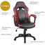 17 Stories Blak Ergonomic Faux Leather PC & Racing Game Chair-927256285