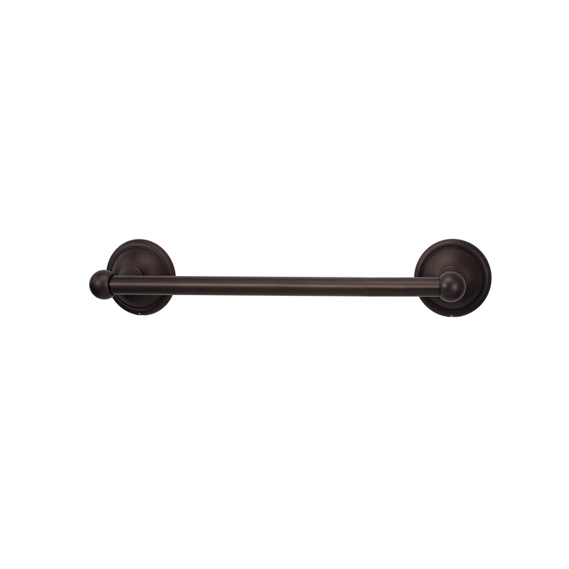 Yale Wall Mounted Towel Bar, Chocolate Bronze