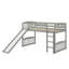 Lit mezzanine simple mettant en valeur une glissade