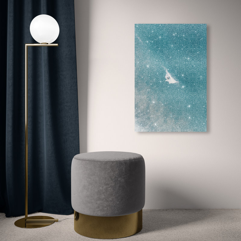 Aquamarine Breath Print by Oliver Gal, 15"H x 10"W, Gallery Wrapped