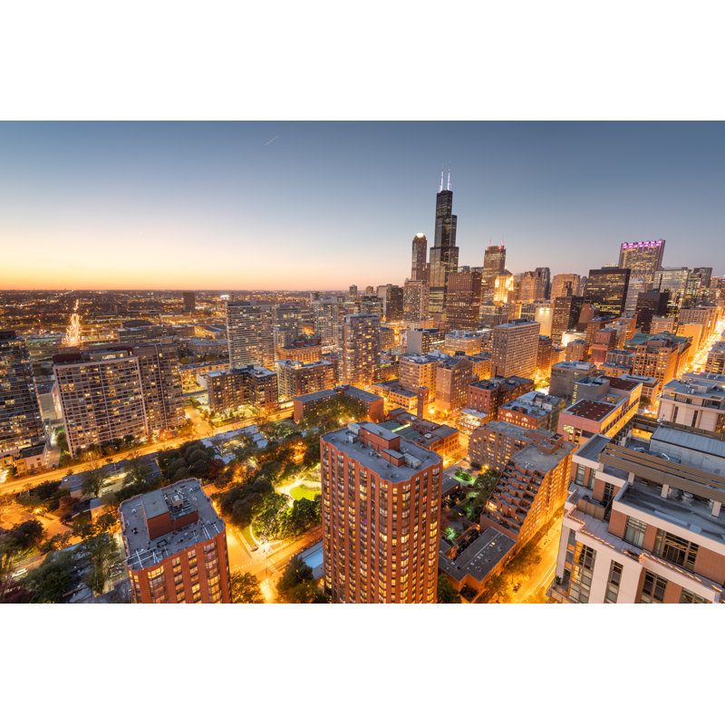 Chicago - Wrapped Canvas Print, 51cm H x 51cm W