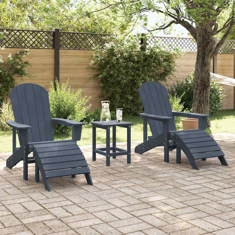 Outdoor Adirondack Chair, Navy