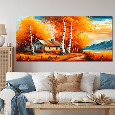 " Small Cottage In Autumn III "