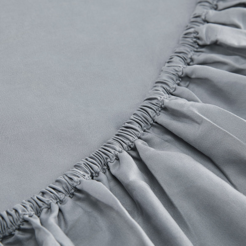 Silver Grey Bamboo Full Sheet Set with Pillowcases