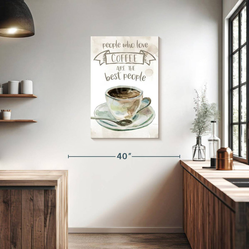 Yarlin People Who Love Coffee, H 36 po x l 24 po