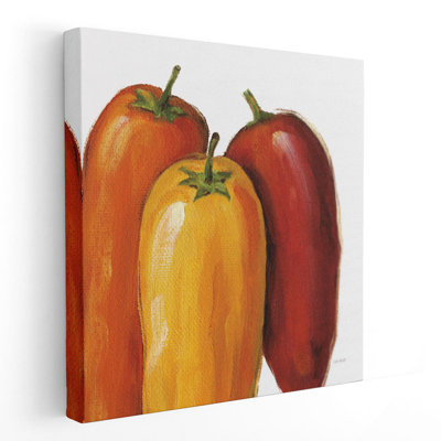Épicé sur blanc - reproduction d'art sur toile