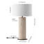 Lampe de table en travertin Jillianna