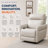 Athena Power Rocking Recliner With Power Headrest, Power Lumbar, Heat & Massage-107402599