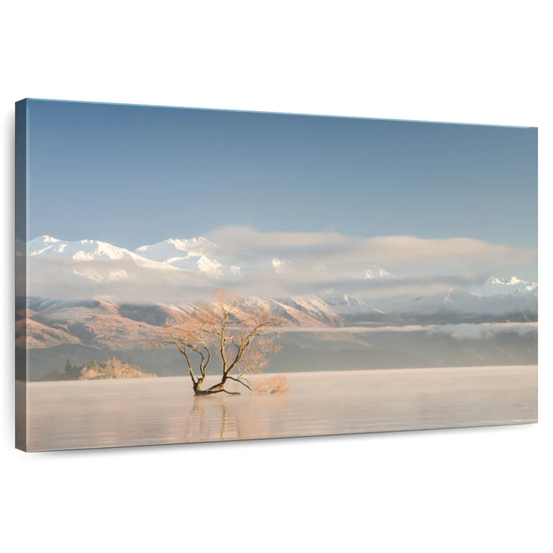 Alvord, arbre solitaire au lac Wanaka, H 16 po x l 24 po