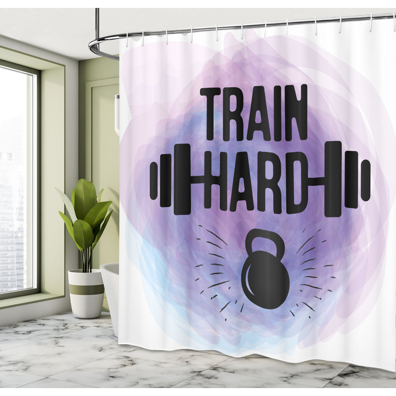 Shower Curtain with Hooks Included, 70"H x 69"W