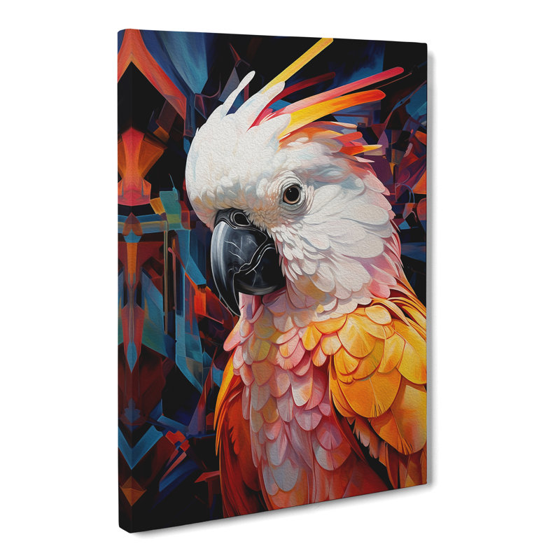 Cockatoo Futurism - Print, 76cm H x 50cm W x 3cm D