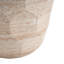 Table d'appoint légère en béton, idéale pour l'intérieur et l'extérieur, largeur 37,8 cm, profondeur 47,6 cm, hauteur 47,6 cm, structure préassemblée avec un élégant design alvéolé, large, profond et haut.