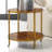 Modern History Solid Wood Top End Table