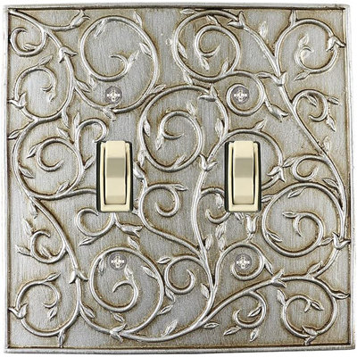 No Subject 2 - Gang Toggle Light Switch Standard Wall Plate