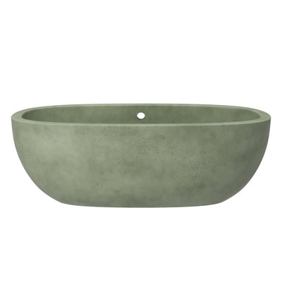 Avalon NativeStone Concrete Soaking Bathtub