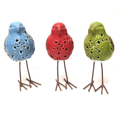 Ceramic Bird Trio