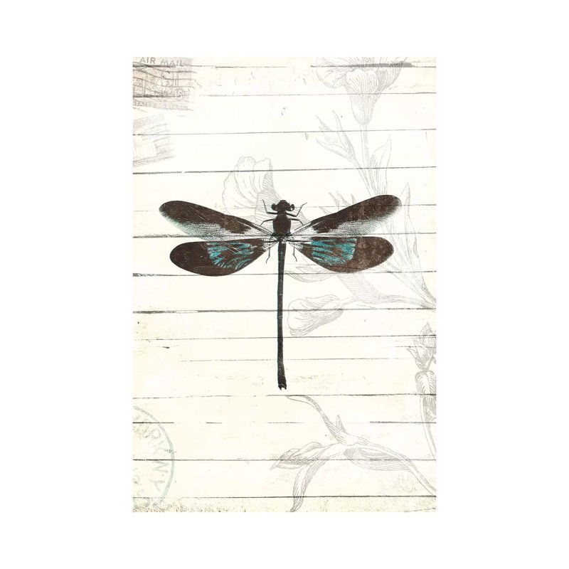 Dragonfly Look II by Milli Villa - Wrapped Canvas Print, 66.04 cm H x 45.72 cm W x 1.91 cm D