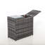 Midland Rectangular Metal Outdoor Side Table , 60cm cm W 37cm cm D-37852309