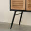 Armoire d'appoint 21 "* 55" avec volets en bois