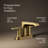 Kohler Hint Centerset 4 inch Bathroom Faucet with Pop-Up Drain Assembly, 2-Handle Bathroom Sink Faucet, 1.2 gpm-85026381